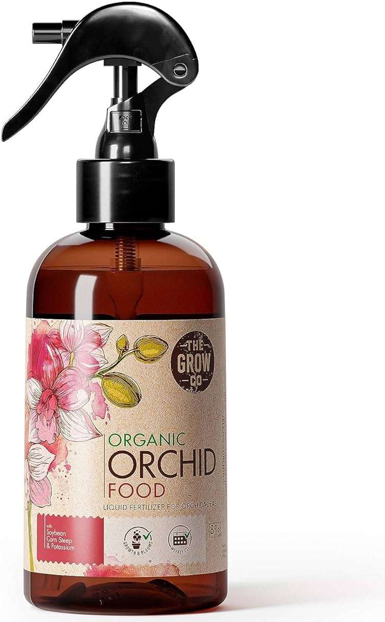Organic Ready to Spray Orchid Food Mist - Bloom Booster Fertilizer for Orchids in Pots - Plant Nutrients for Healthy Flower & Reblooms (8 oz) - Image 1