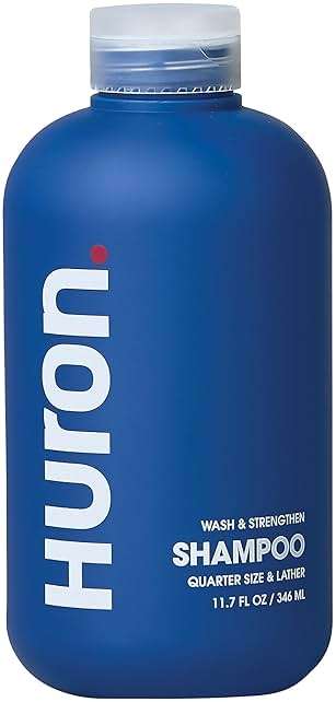 Huron Shampoo for Men and Women, Hydrating & Strengthening Shampoo with Citrus + Juniper + Aromatic Greens, Refreshing & Moisturizing Hair Wash, Phthalate-Free, Non-Toxic Clean Ingredients, 11.7 fl oz - Image 1