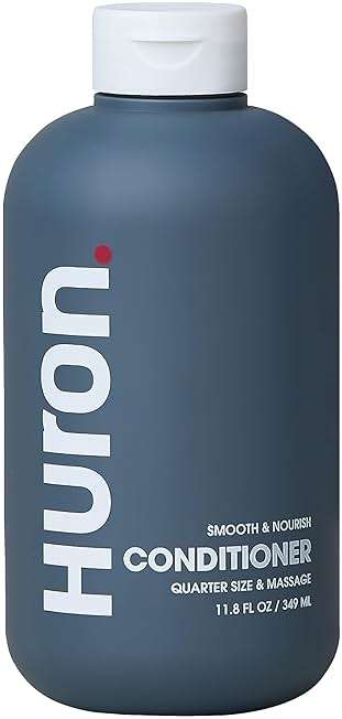Huron Conditioner for Men and Women, Hydrating & Strengthening Conditioner with Citrus + Juniper + Greens, Smoothing & Moisturizing Hair Treatment, Non-Toxic Clean Ingredients, 11.8 fl oz - Image 1