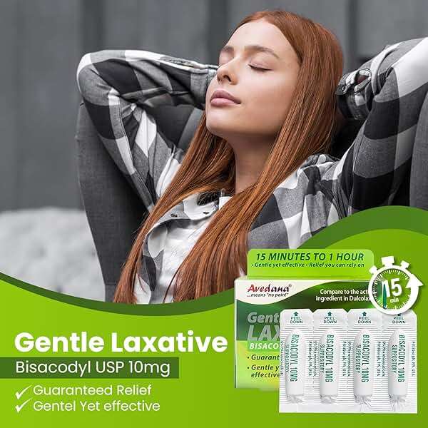 AVEDANA Bisacodyl Laxative Suppository | USP 10mg for Fast, Gentle Constipation Relief | Comfort-Shaped, Pack of 16 Suppositories - Image 4