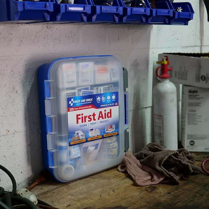 First Aid Only 91247 OSHA-Compliant First Aid Kit, All-Purpose 100-Person Emergency First Aid Kit for Business, Worksite, Home, and Car, 335 Pieces, Multicolored - Image 8