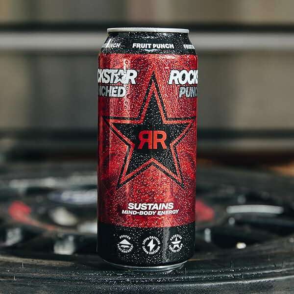 Rockstar Energy Drink Punched Hardcore Apple, 16oz Cans (12 Pack) - Image 6