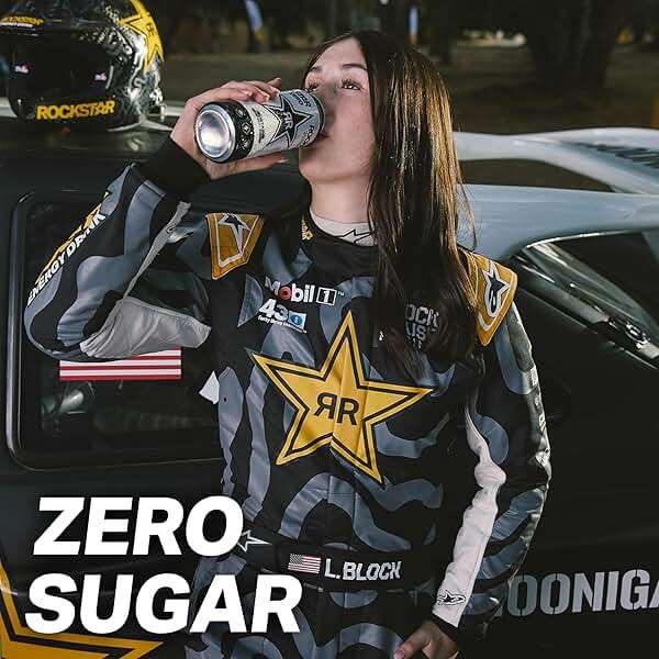 Rockstar Pure Zero Energy Drink, Fruit Punch, 0 Sugar, with Caffeine and Taurine, 16oz Cans (12 Pack) (Packaging May Vary) - Image 5