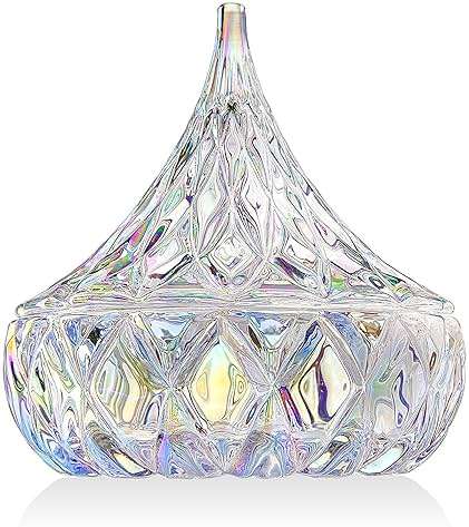 Godinger Hershey Candy Dish, Chocolate Dish, Crystal Decor (Iridescent) Living Room & Dining Room Decor - Image 1