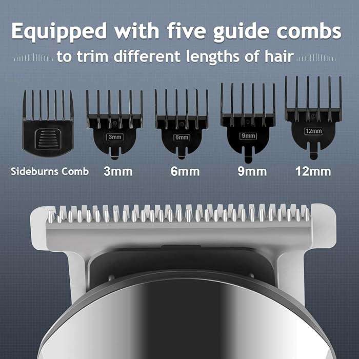 Ufree Beard Trimmer for Men, Waterproof Electric Razor for Nose, Body, Face & Mustache, Cordless Hair Clippers Shavers Grooming Kit, Gifts for Men Husband Father - Image 7