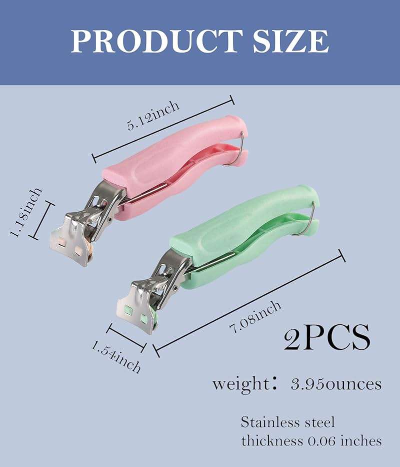 SPTECHMAKE Stainless Steel Anti-Scalding Hot Bowl Dish Plate Gripper Clips Tongs Clamp Holder for Moving Hot Plate or Bowls with Food Out from Instant Pot Microwave Oven (2, Green,Pink) - Image 3
