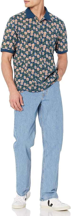 Amazon Essentials Men's Regular-Fit Short Sleeve Cotton Pique Polo Shirt (Available in Big & Tall) - Image 5