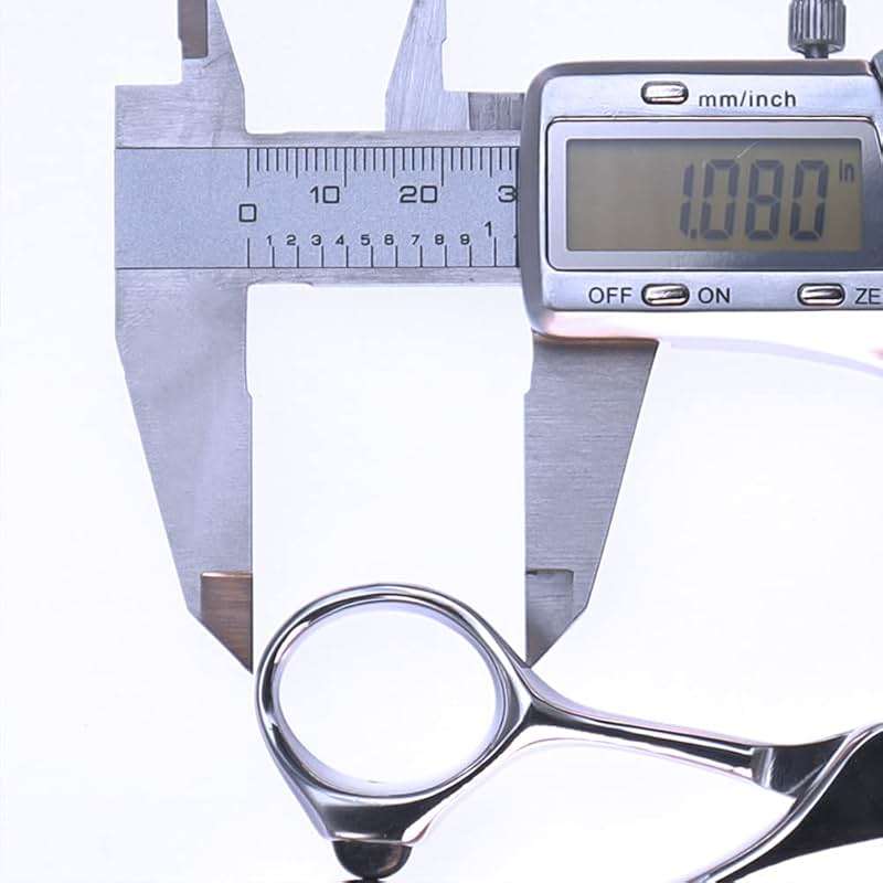 AOLANDUO 6" Professional Hair Shears – Japanese VG10 Steel, Convex Edge with CNC-Wave Blade Design | Upgraded from Aichi 440C | Ergonomic Offset Handle for Barbers & Stylists - Image 7