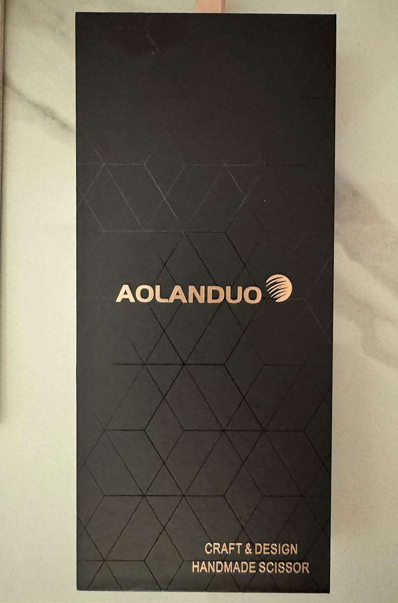 AOLANDUO 6" Professional Hair Shears – Japanese VG10 Steel, Convex Edge with CNC-Wave Blade Design | Upgraded from Aichi 440C | Ergonomic Offset Handle for Barbers & Stylists - Image 9
