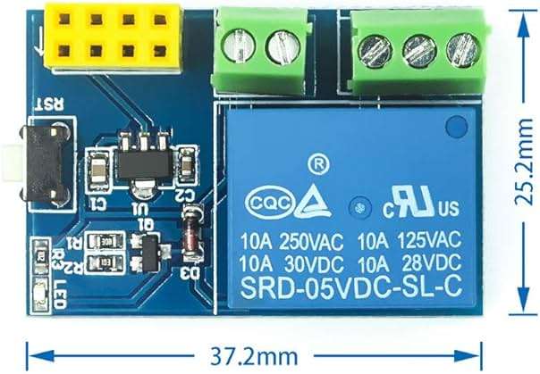 Acxico 2 pcs ESP8266 ESP-01S + 5V WiFi Relay Module Smart Home Remote Control Unlock Board - Image 3