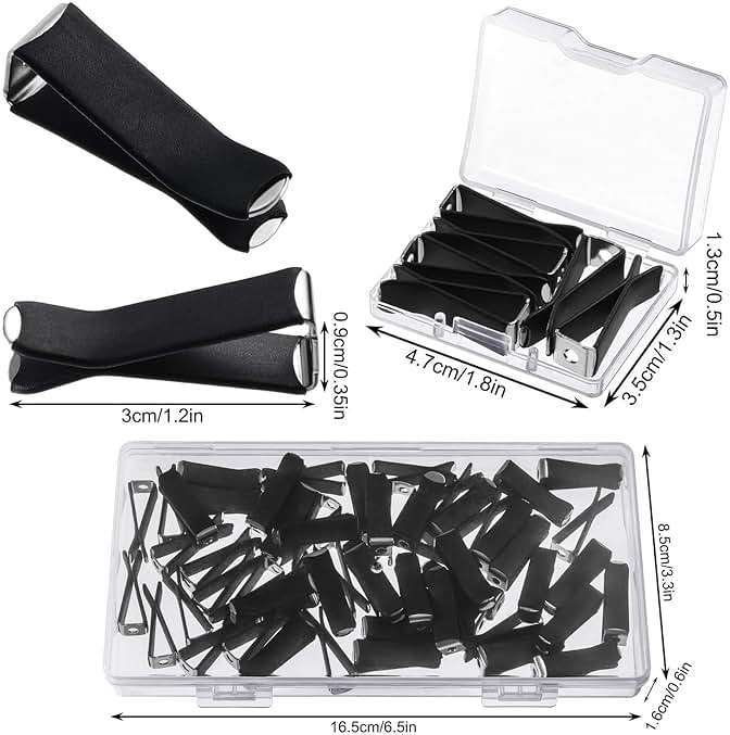 Frienda 60 Pcs Car Vent Clips for Freshies Bulk Square Head Air Conditioner Clips with 2 Storage Boxes, Durable Auto Air Outlet Perfume Holders for Car Decoration Accessories - Image 2