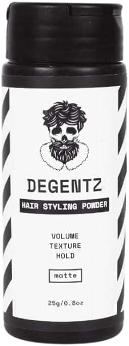 DEGENTZ King Sized Hair Styling Powder - Volumizing and Mattifying Hold (0.8oz / 25g) - Add Life and Texture without Grease - Non-Sticky, Natural Look - Image 2