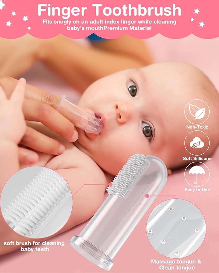 OTTOLIVES Baby Healthcare and Grooming Kit, 24 in 1 Baby Electric Nail Trimmer Set Newborn Nursery Health Care Set for Newborn Infant Toddlers Baby Boys Girls Kids Haircut Tools (0-3 Years+) (Pink) - Image 4