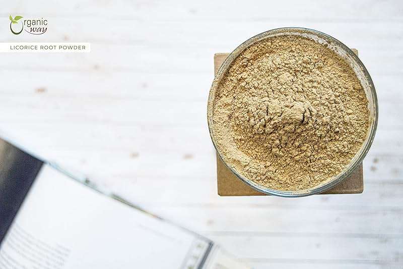 Organic Way Licorice Root Powder (Glycyrrhiza Glabra) - Herbal Tea | Kosher & USDA Certified | Vegan, Non-GMO & Gluten Free | Tested for Heavy Metal and Purity | 100% Raw from India | 1LB / 16Oz - Image 3
