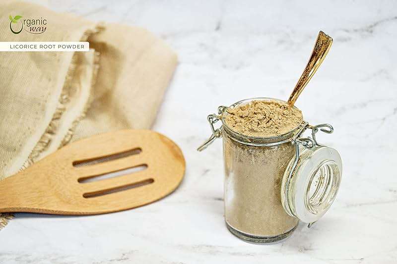 Organic Way Licorice Root Powder (Glycyrrhiza Glabra) - Herbal Tea | Kosher & USDA Certified | Vegan, Non-GMO & Gluten Free | Tested for Heavy Metal and Purity | 100% Raw from India | 1LB / 16Oz - Image 4