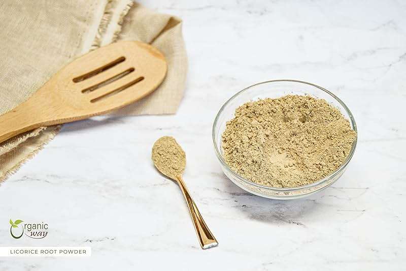 Organic Way Licorice Root Powder (Glycyrrhiza Glabra) - Herbal Tea | Kosher & USDA Certified | Vegan, Non-GMO & Gluten Free | Tested for Heavy Metal and Purity | 100% Raw from India | 1LB / 16Oz - Image 5