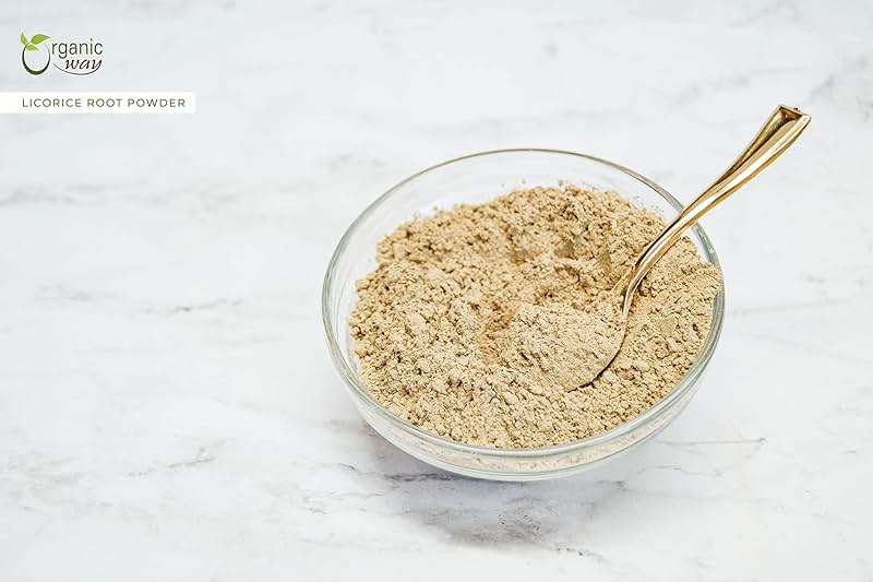 Organic Way Licorice Root Powder (Glycyrrhiza Glabra) - Herbal Tea | Kosher & USDA Certified | Vegan, Non-GMO & Gluten Free | Tested for Heavy Metal and Purity | 100% Raw from India | 1LB / 16Oz - Image 6