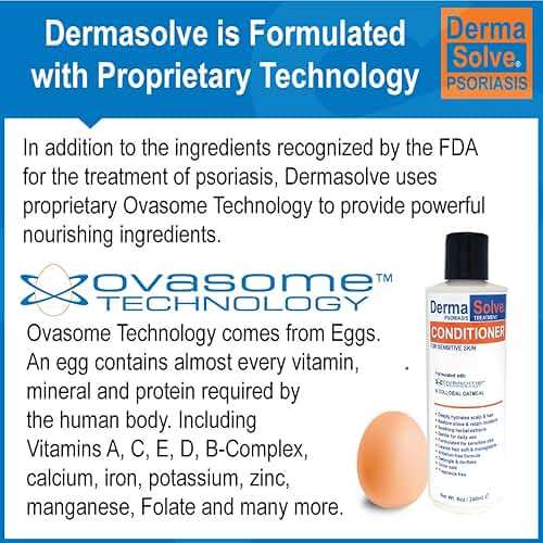 Dermasolve Psoriasis Conditioner - Soothing Anti Dandruff, Seborrheic Dermatitis, Sensitive Skin, Flaky, Itchy, Dry Scalp & Damaged Hair Repair - Image 5