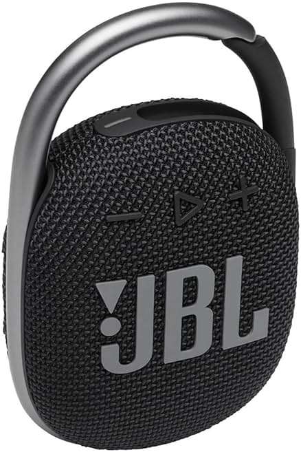 JBL Clip 4 - Portable Mini Bluetooth Speaker, big audio and punchy bass, integrated carabiner, IP67 waterproof and dustproof, 10 hours of playtime, speaker for home, outdoor and travel (Black) - Image 1