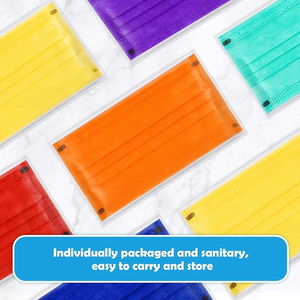 Tomorotec 60PCS Individually Sealed Disposable Face Mask 4-Layer - Image 5