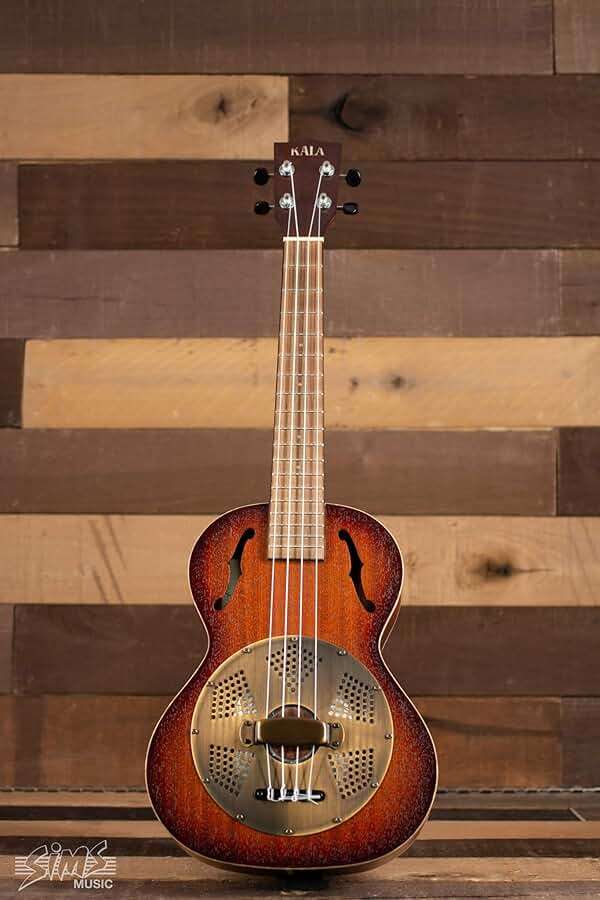 Kala KA-RES-BRS Brass Tenor Resonator Ukulele - Image 2