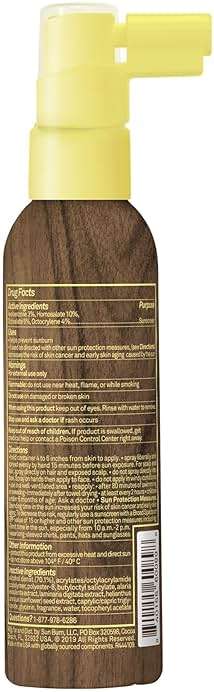 Sun Bum Original SPF 30 Sunscreen Scalp and Hair Mist - Hawaii Act 104 Compliant (Octinoxate & Oxybenzone) - Vegan - Broad Spectrum UVA/UVB Sunscreen Spray with Vitamin E - 2 oz - Image 8