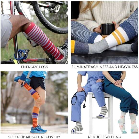VIM & VIGR Cotton Graduated Compression Socks - Image 4