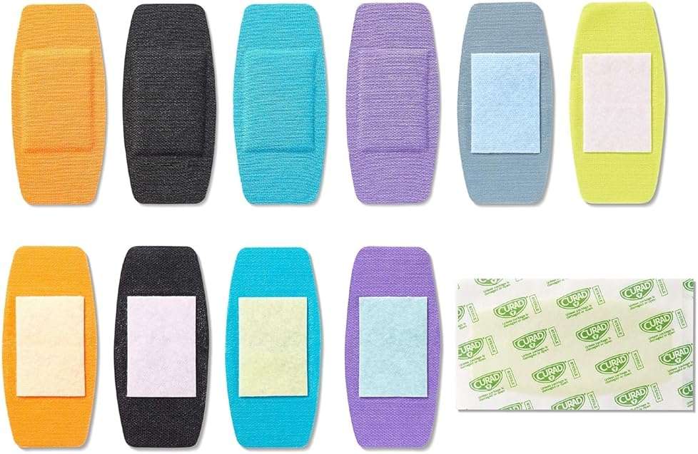 CURAD Performance Series IRONMAN Antibacterial Bandages, Extreme Hold Adhesive Technology, Extra Large Flexible Fabric Bandages for Cuts, Scrapes, & Burns, Assorted Colors, 2 x 4 inches, Pack of 3 - Image 7