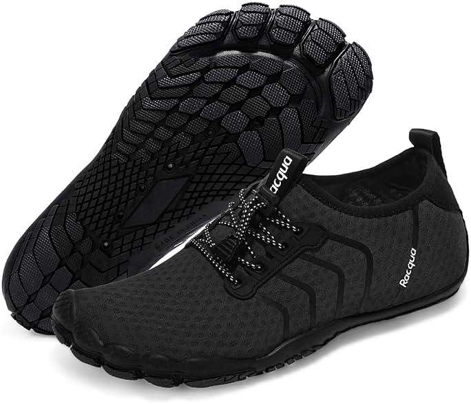 Racqua Water Shoes Quick Dry Barefoot Beach Aqua Sport Swim Surf Pool Hiking Diving Walking for Men Women - Image 1