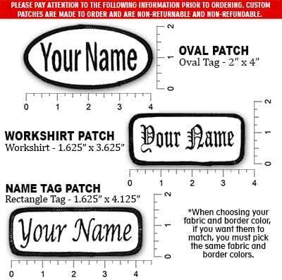 Name Patches Uniform or Work Shirt, Personalized, Embroidered New Styles New Fonts. Multiple Sizes to Choose from. - Image 2