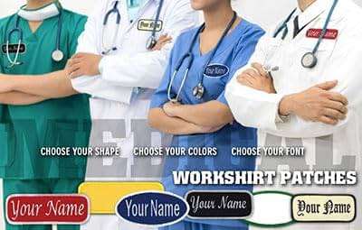 Name Patches Uniform or Work Shirt, Personalized, Embroidered New Styles New Fonts. Multiple Sizes to Choose from. - Image 8