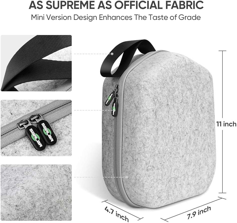 sarlar Hard Carrying Case Compatible with Meta Quest 3S/Quest 3/Oculus Quest 2/Vision Pro Official Original/Elite Strap VR Headset and Controller Accessories, Suitable for Travel and Home Storage - Image 3