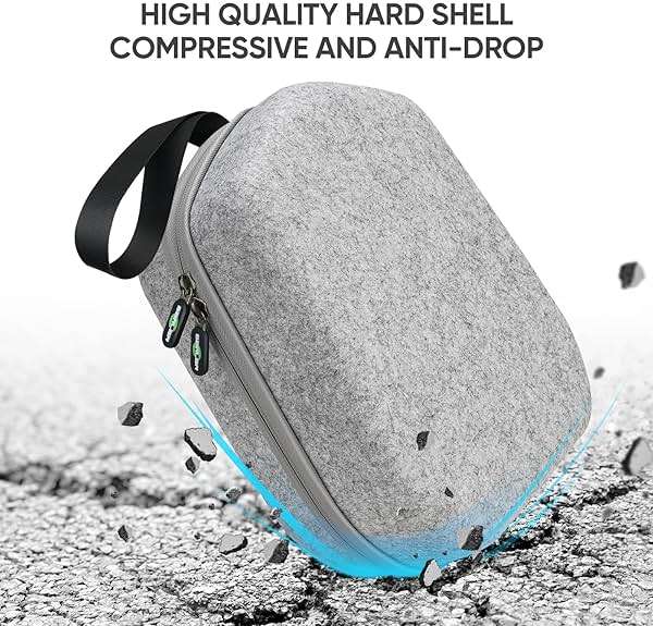 sarlar Hard Carrying Case Compatible with Meta Quest 3S/Quest 3/Oculus Quest 2/Vision Pro Official Original/Elite Strap VR Headset and Controller Accessories, Suitable for Travel and Home Storage - Image 6