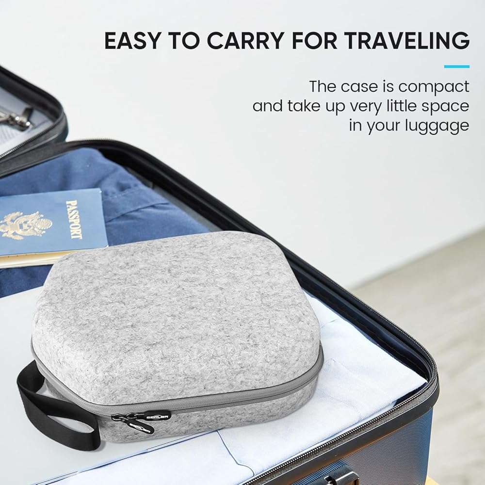 sarlar Hard Carrying Case Compatible with Meta Quest 3S/Quest 3/Oculus Quest 2/Vision Pro Official Original/Elite Strap VR Headset and Controller Accessories, Suitable for Travel and Home Storage - Image 7