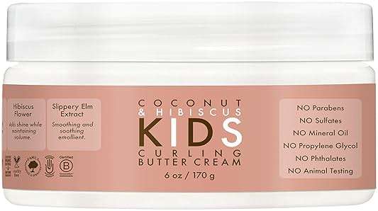 SheaMoisture Kids Extra Moisturizing Detangler, 2-In-1 Curl & Shine Coconut Hibiscus Shampoo & Conditioner, and Curling Butter Cream for Curly Hair 3 Count - Image 4