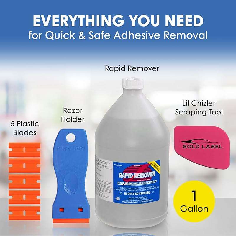RapidTac Rapid Remover Adhesive Remover Kit (Gallon Kit) - Image 3