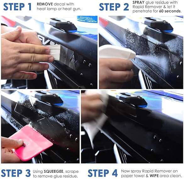 RapidTac Rapid Remover Adhesive Remover Kit (Gallon Kit) - Image 4