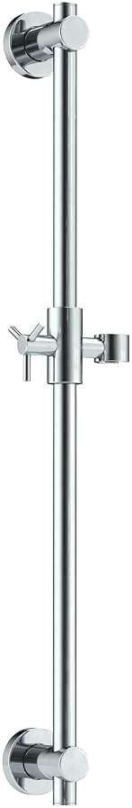 HammerHead Showers® Solid Metal 27.5 Inch Shower Slide Bar for Hand Held Shower Heads, Chrome | Adjustable Height Showerhead with Hose Rail System | Easily Adjust Height & Angle of Handshower - Image 1