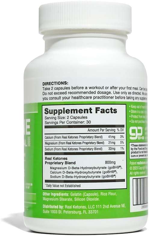 Keto BHB Salts Capsules - Sodium Calcium & Magnesium BHB Capsules with Patented goBHB Beta-Hydroxybutyrate Electrolytes - Exogenous Ketones Supplement for Enhanced Energy Focus & Rapid Ketosis - Image 2