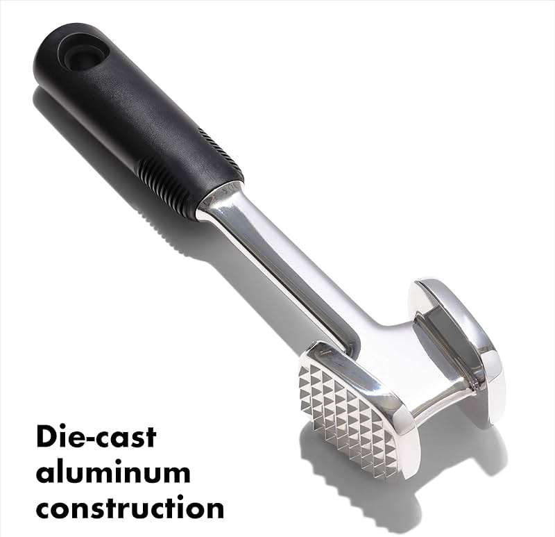 OXO Good Grips Die Cast Meat Tenderizer Black 1.85 x 2.45 x 9.75" - Image 3