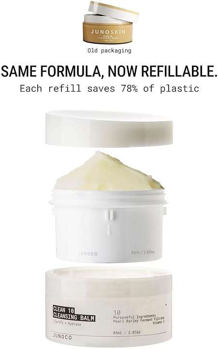 JUNO & Co. Clean 10 Cleansing Balm 10 Ingredients Makeup Remover 85g / 3.0oz - Image 6