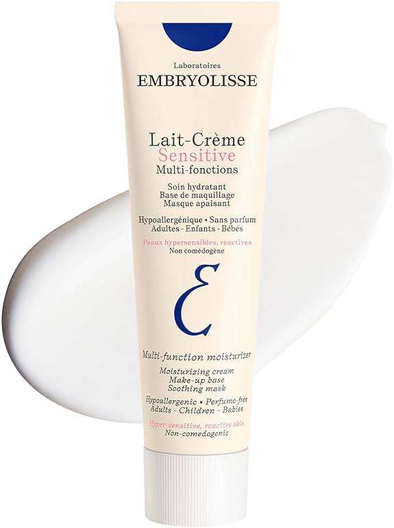 Embryolisse Lait-Crème Concentré Sensitive Face Moisturizer and Makeup Primer, Hypoallergenic Fragrance-Free Face Cream with Aloe Vera and Shea Butter - Image 1