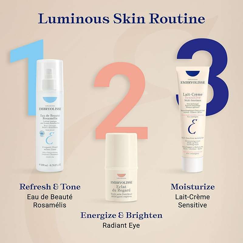 Embryolisse Lait-Crème Concentré Sensitive Face Moisturizer and Makeup Primer, Hypoallergenic Fragrance-Free Face Cream with Aloe Vera and Shea Butter - Image 6