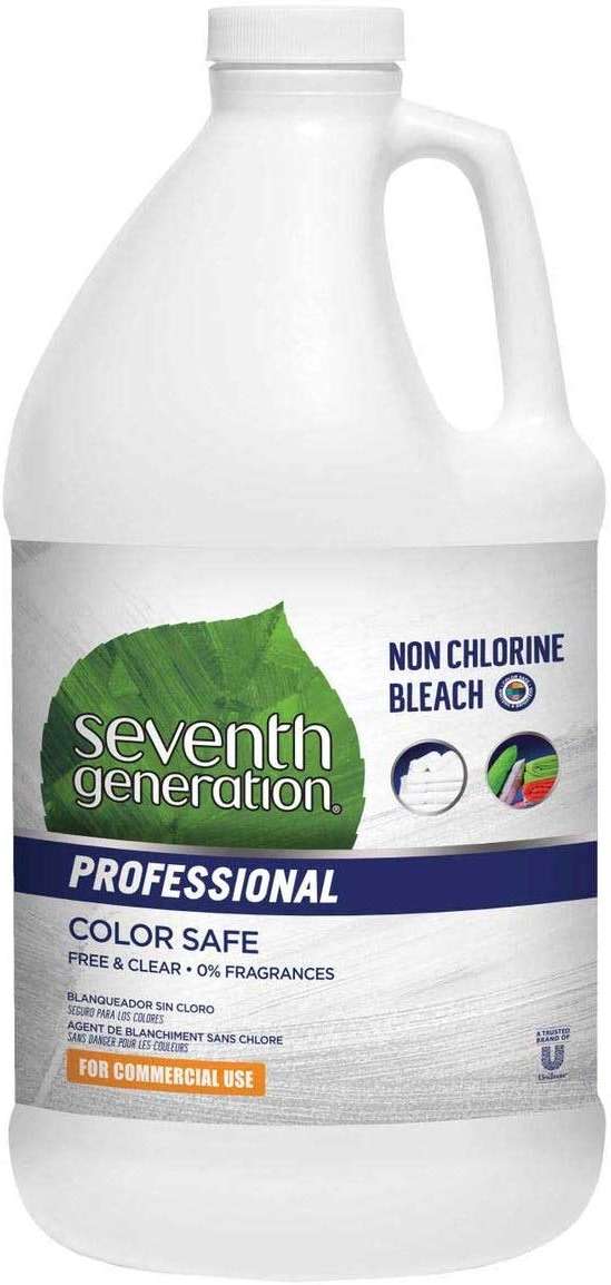 Single Seventh Generation Professional Non Chlorine Bleach, Free and Clear, Unscented, Color-Safe, 64 Fluid Ounce - 1 Each - Image 1