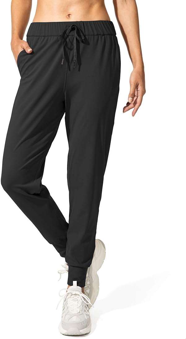 SANTINY Women's Joggers Pants Pockets Drawstring Running Sweatpants for Women Lounge Workout Jogging - Image 4