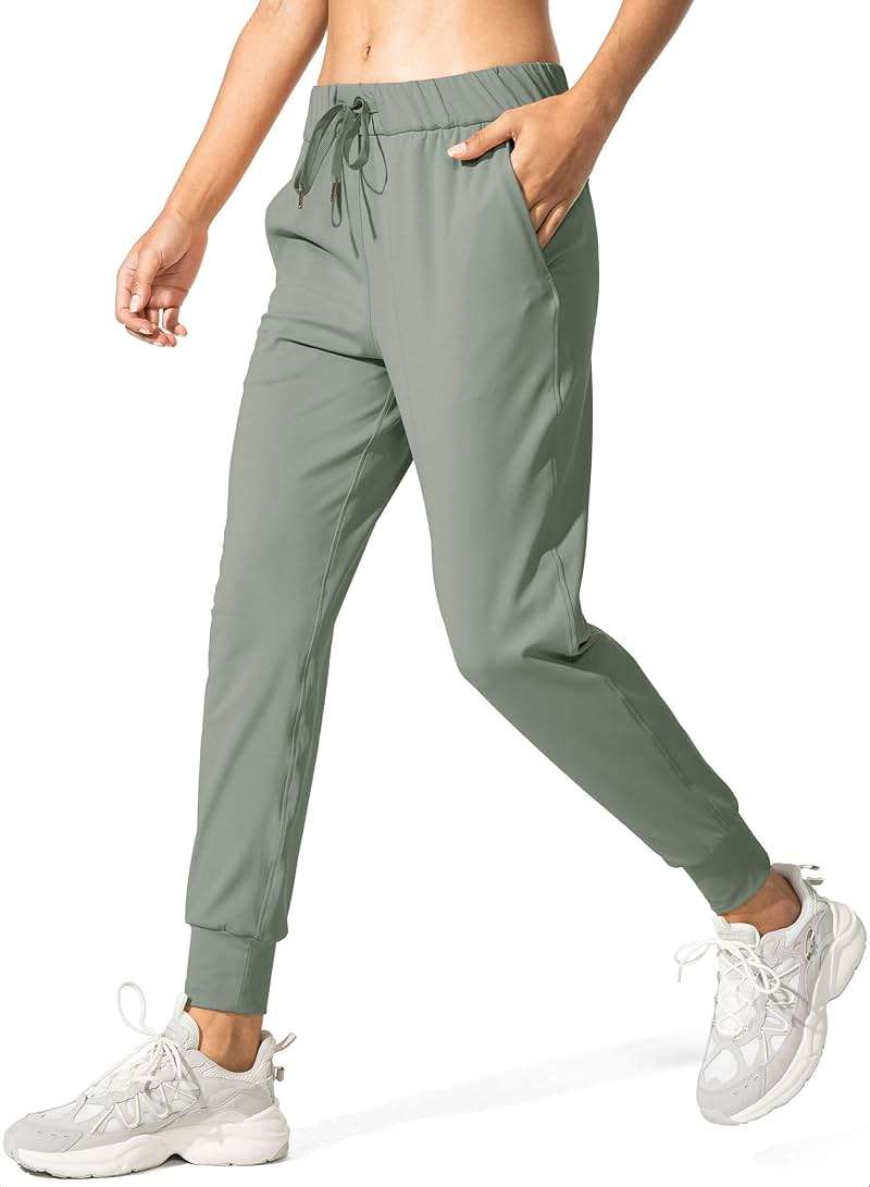 SANTINY Women's Joggers Pants Pockets Drawstring Running Sweatpants for Women Lounge Workout Jogging - Image 4