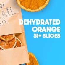 Cocktail Garnish Co. Dehydrated Orange Wheels, 3oz, 31+ Slices - Image 3