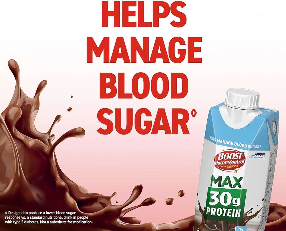 BOOST Glucose Control Max 30g Protein Nutritional Drink, Rich Chocolate, 11 Fl Oz (Pack of 12), Packaging May Vary - Image 5
