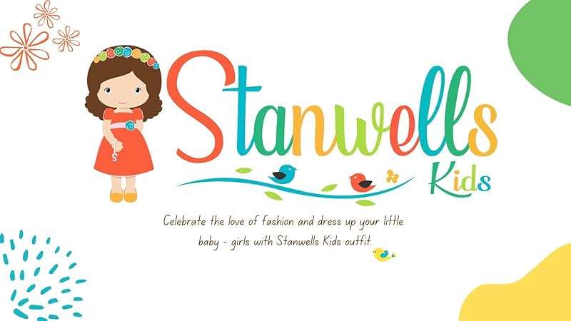 Stanwells Kids Baby Girl's Net Readymade Lehenga Choli - Image 7