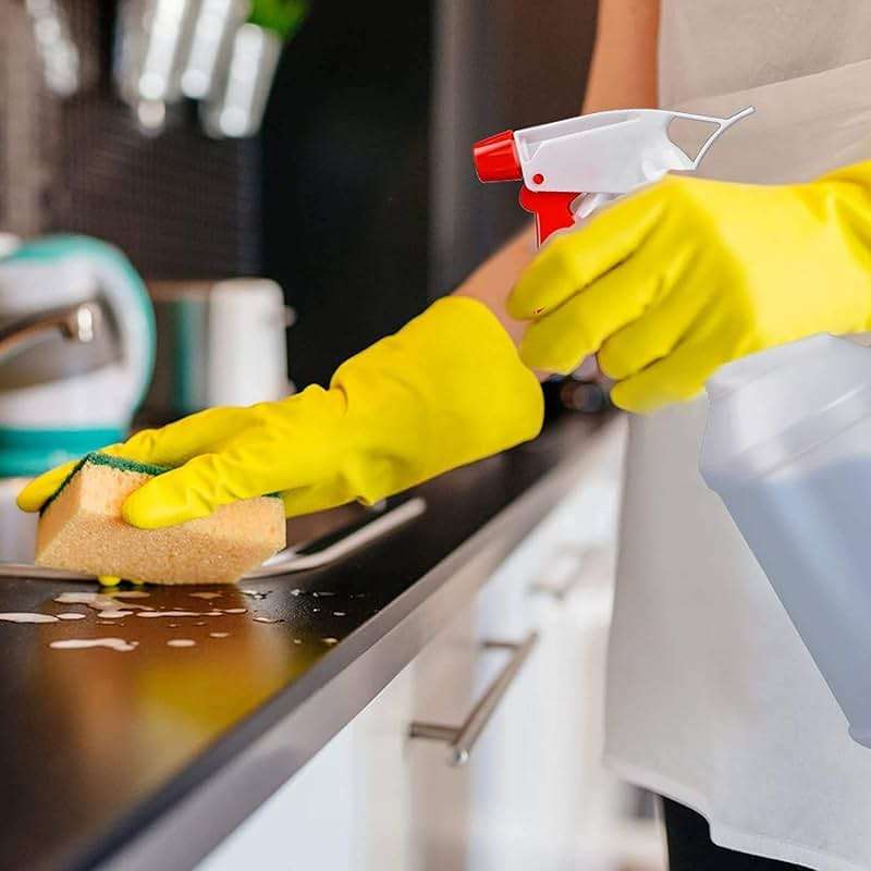 JohnBee Empty Spray Bottles (16oz/2Pack) - Adjustable Spray Bottles for Cleaning Solutions - No Leak and Clog - HDPE spray bottle For Plants, Pet, Vinegar, BBQ, and Rubbing Alcohol - Image 2